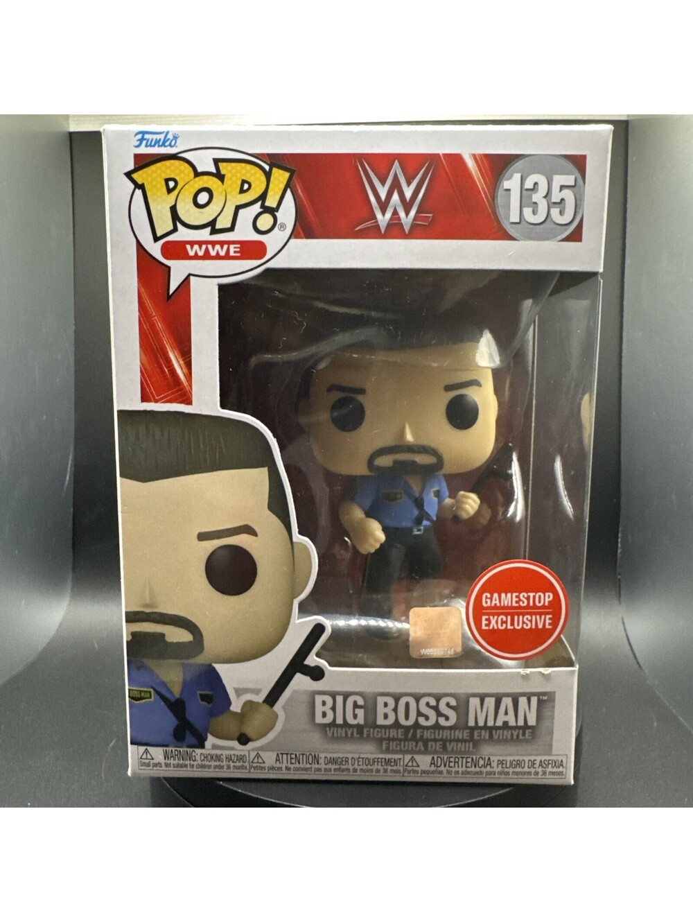 Funko Pop! Vinyl: WWE - Big Boss Man - GameStop (Exclusive) #135